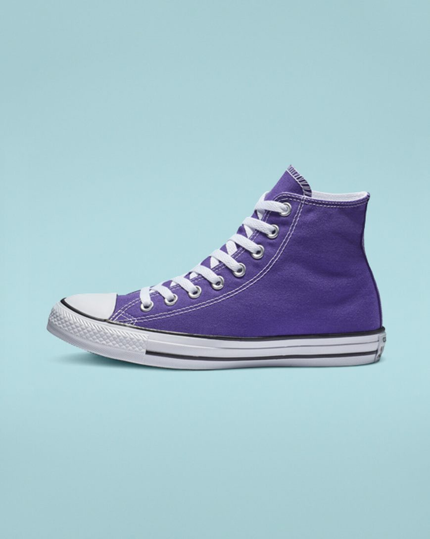 Tenis Converse Chuck Taylor All Star Classicos Cano Alto Feminino Roxo | PT B0T5173